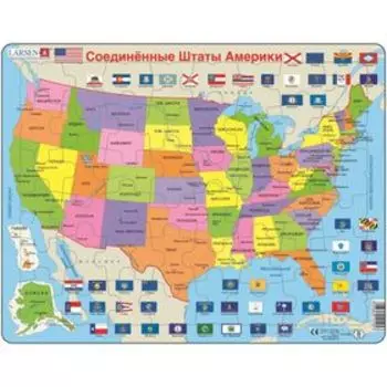 Пазл "США", 48 деталей (K12)