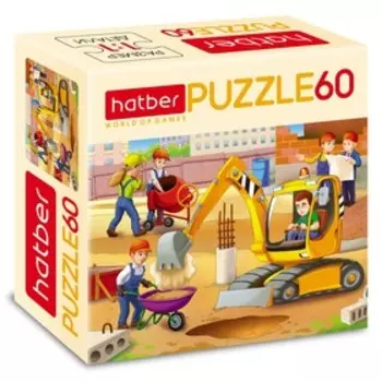 Пазл «Стройка», 60 элементов