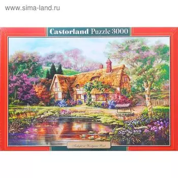 Пазл «Сумерки у пруда», 3000 элементов