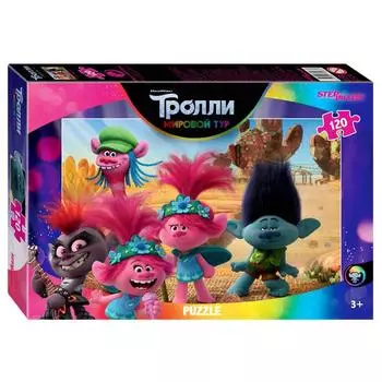 Пазл Trolls-2, 120 элементов, МИКС