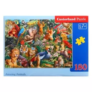 Пазл «Удивительные животные», 180 элементов
