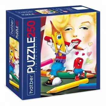 Пазл «Весёлые карандаши», 250 элементов