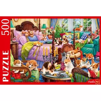 Пазл «Весёлые корги», 500 элементов