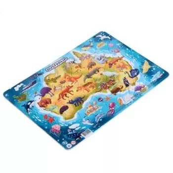 Пазл в рамке «Австралия», 53 элемента