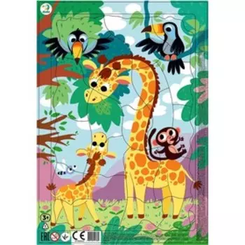 Пазл в рамке «Жираф», 21 элемент