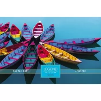 Пазл «Яркие лодки», 500 элементов