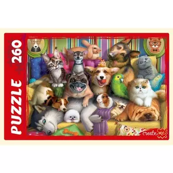 Пазл «Забавные животные № 1», 260 элементов