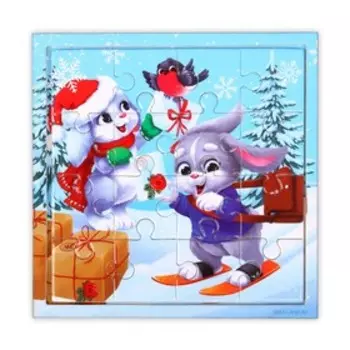 Пазл «Зайчики»