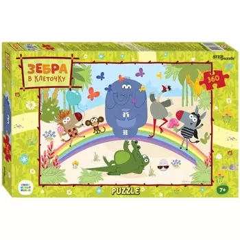 Пазл «Зебра в клеточку», 360 элементов