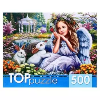 Пазлы «Ангелочек и кролики», 500 элементов