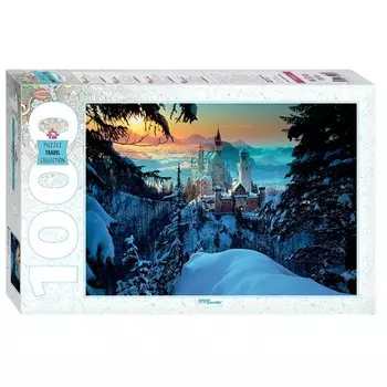 Пазлы «Бавария. Замок Нойшванштайн», 1000 элементов