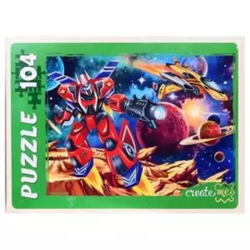 Пазлы «Боевой робот», 104 элемента