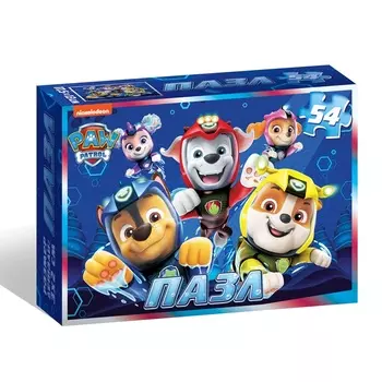 Пазлы детские «Приключения щенков» 54 детали, Щенячий патруль