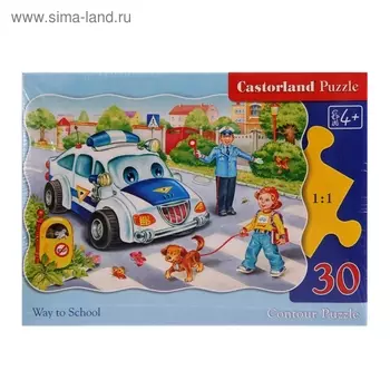 Пазлы «Дорога в школу», 30 элементов