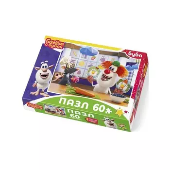 Пазлы «Готовим с Бубой», 60 элементов