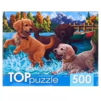Пазлы «Игривые щенки», 500 элементов