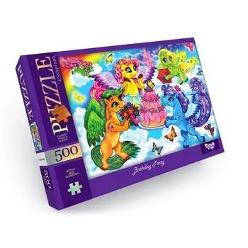 Пазлы картонные «День рождения», 500 элементов