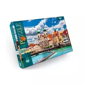 Пазлы картонные «Костел. Люцерн Швейцария», 1000 элементов