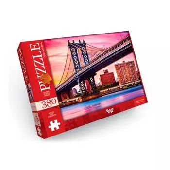 Пазлы картонные «Манхэттенский мост», 380 элементов