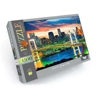 Пазлы картонные «Радужный мост», 1500 элементов