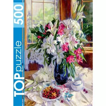 Пазлы «Лилии на террасе», С. Горячева, 500 элементов