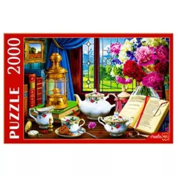Пазлы «Натюрморт с сервизом», 2000 элементов