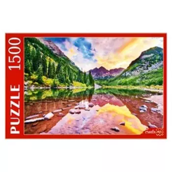 Пазлы «Озеро в горах Марун Беллс», 1500 элементов