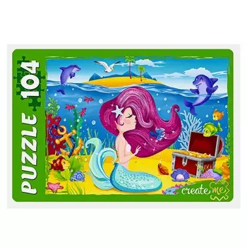 Пазлы «Русалочка №9», 104 элемента