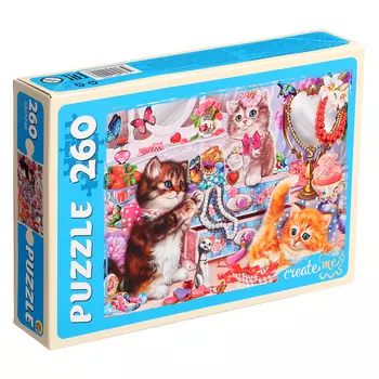 Пазлы «Забавные котики №7», 260 элементов