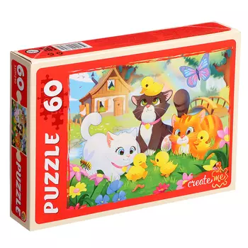 Пазлы «Забавные котики №9», 60 элементов