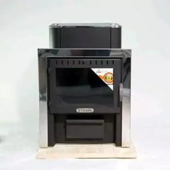 Печь для бани «Кубань», панорамное стекло, толщина стали 6 мм