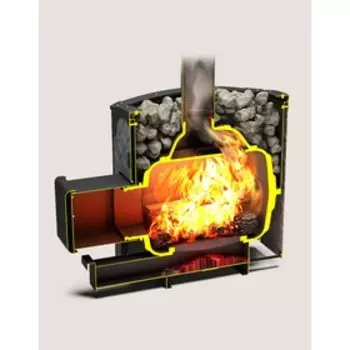 Печь банная «Теплодар Былина 24», чугунная, 1.1