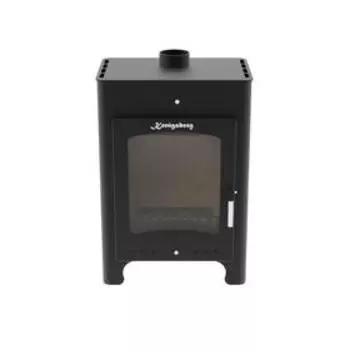 Печь-камин Kenigsberg 9, дверь со стеклом