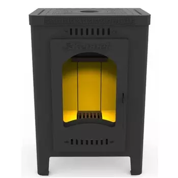 Печь-камин Kennet «Гермес», с плитой, 7кВт