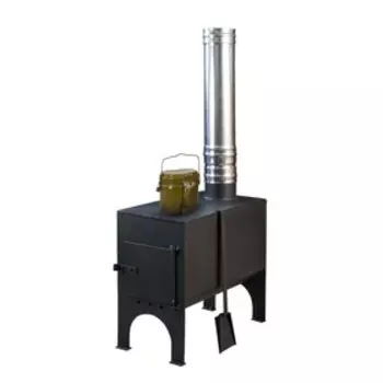 Печь отопительная "ПО-2 буржуйка", на дровах, толщина стали 3, 5 мм