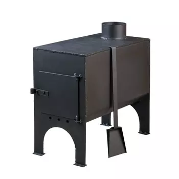 Печь отопительная "ПО-2 буржуйка", на дровах, толщина стали 3, 5 мм