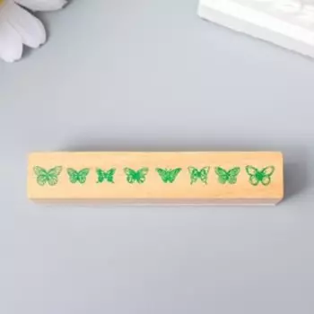 Печать дерево "Бабочки" 8х1,5 см