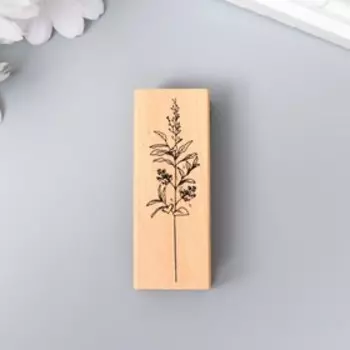 Печать дерево "Иван-чай" 6,5х2,5 см