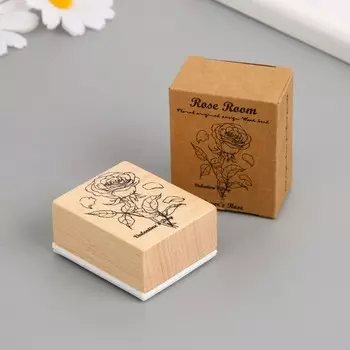 Печать дерево, резина «Роза», 542.5 см