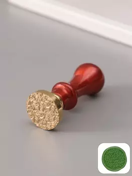 Печать для сургуча с пластиковой ручкой «Цветочки», 6.32.52.5 см