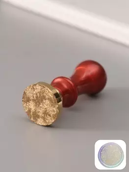 Печать для сургуча с пластиковой ручкой «Розы», 6.32.52.5 см