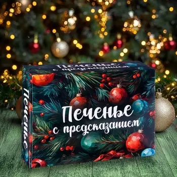 Печенье с предсказанием на новый год, 12 шт, 84 г