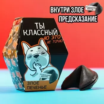 Печенье с предсказанием «Ты классный», 1 шт.