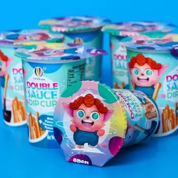 Печенье с шоколадным и молочным соусом, 24 г * 6 шт