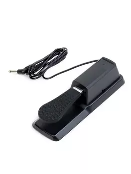 Педаль сустейна Music Life для цифрового пианино, черная, прорезиненная, 237.55.5 см