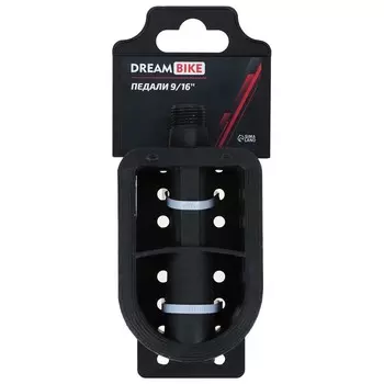 Педали 9/16" Dream Bike, без подшипников, пластик/сталь