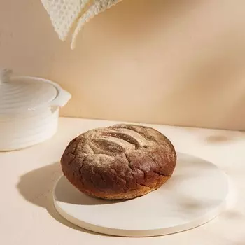 Пекарский камень SL Home «Вомеро», d=30 см, толщина 1.5 см, бежевый