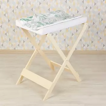 Пеленальный столик Polini kids Simple 1095 «Листья», цвет бежевый