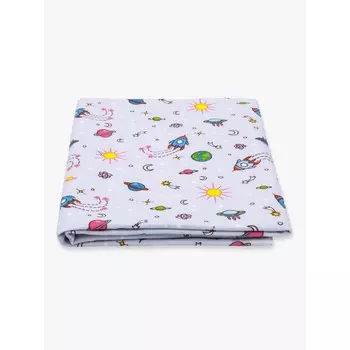 Пеленка фланелевая Sense Космос, размер 120x90x1 см