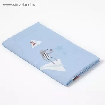 Пелёнка муслиновая Крошка Я «Бумажные самолеты» 75х120 см